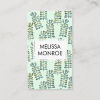 Aquarelle Abstraite algues botaniques Nature Chic