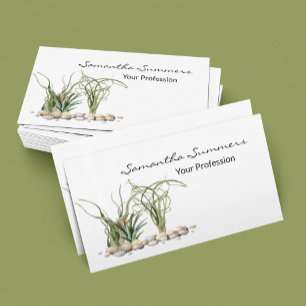 Carte De Visite Aquarelle Air Plantes