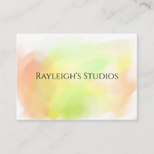 Carte de visite aquarelle Boho Cottage Shabby Chic
