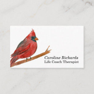 Carte De Visite Aquarelle cardinale