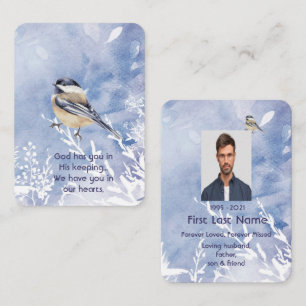 Carte De Visite Aquarelle commémorative Oiseau de poulet Nature hi