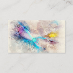 Carte De Visite Aquarelle de poisson tropical hawaïen - Poisson pe