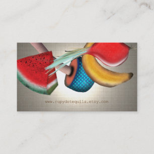Carte De Visite Aquarelle Légumes