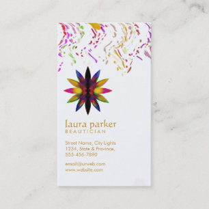Carte De Visite Aquarelle Lotus Fleur Yoga Méditation Spa de santé