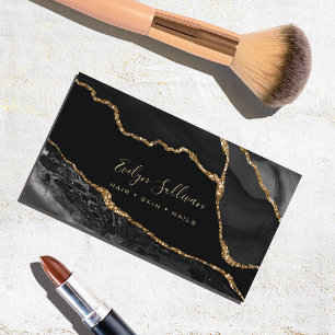 Carte De Visite aquarelle noire