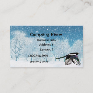Carte De Visite Aquarelle, Oiseau, Nature, Faune