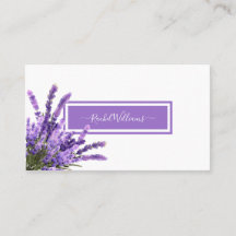 Aquarelle violet lavande Élégante minimaliste