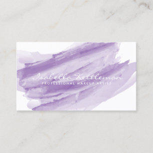 Carte De Visite Aquarelle violette