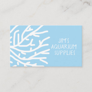 Carte De Visite Aquarium et provisions de poissons pour animaux de