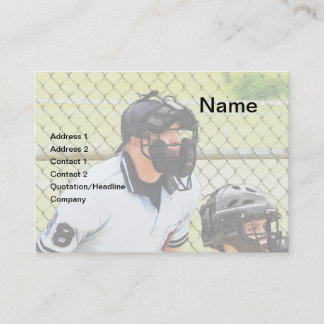 Carte De Visite arbitre de baseball