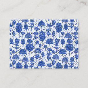 Carte De Visite ‎ Arboretum 230715 - Bleu de marine sur blanc