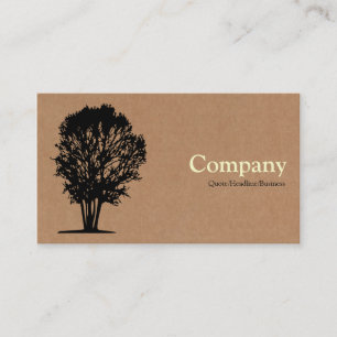 Carte De Visite Arbre 03 - Boîte en carton