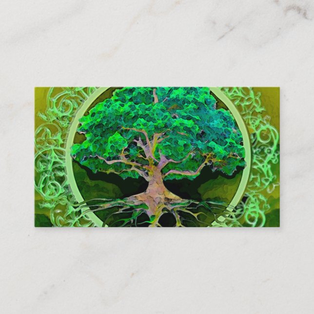 Carte De Visite Arbre de la vie par Amelia Carrie (Devant)