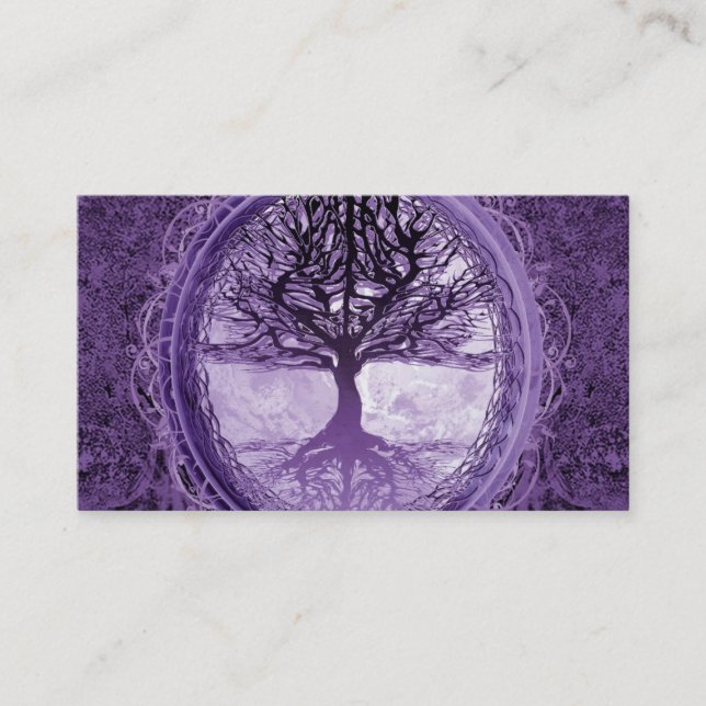 Carte De Visite Arbre de la vie par Amelia Carrie (Devant)