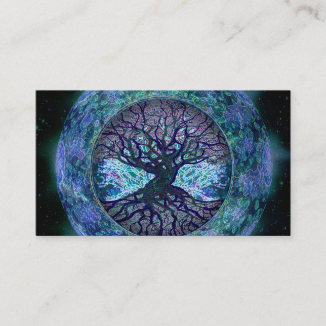 Carte De Visite Arbre de la vie par Amelia Carrie (Devant)