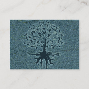 Carte De Visite Arbre de turquoise de la vie