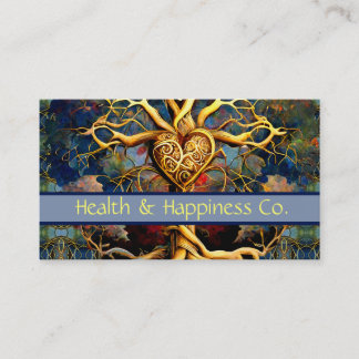 Carte De Visite Arbre de vie Coeur