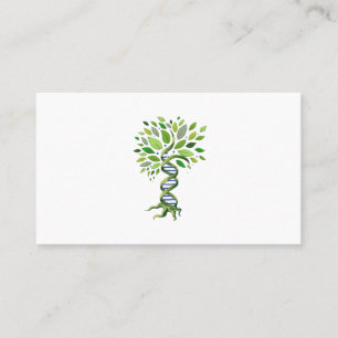 Carte De Visite Arbre de vie génétique de l'ADN Environnement de b