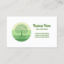 Carte De Visite arbre de vie, jour d'arbre