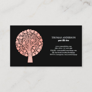 Carte De Visite Arbre de vie moderne Wellness Life Coach
