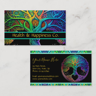 Carte De Visite Arbre de vie Rainbow Health