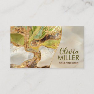 Carte De Visite Arbre de vie - Textures minérales et marbres