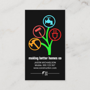 Carte De Visite Arbre Des Outils Handyman