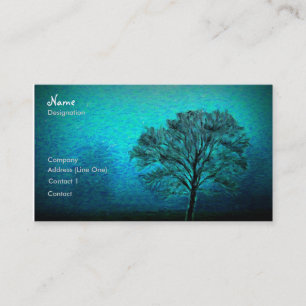 Carte De Visite Arbre isolé