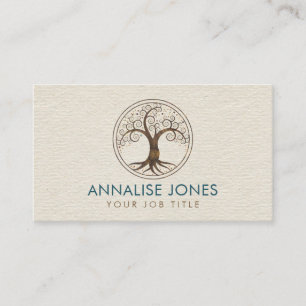 Carte De Visite Arbre spiral de vie - Yggdrasil