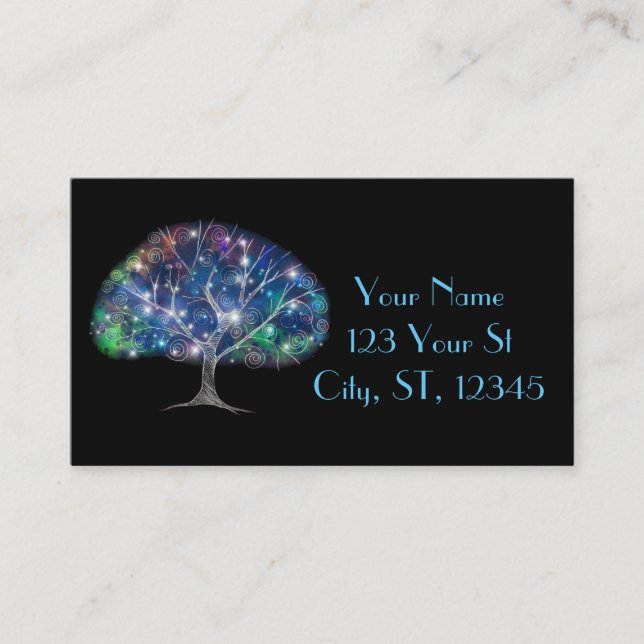 Carte De Visite Arbre tourbillonnant Thunder_Cove (Devant)
