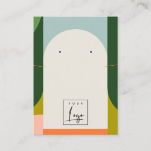 Carte De Visite Arc Abstrait Colorful Colorful Logo Coloré Coloré 