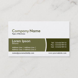 Carte De Visite Arc Divié Band - Shades of Khaki