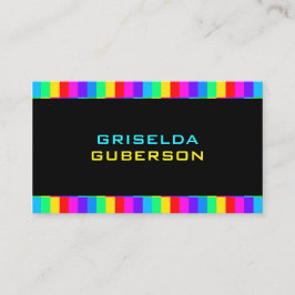 Carte De Visite Arc-en-ciel