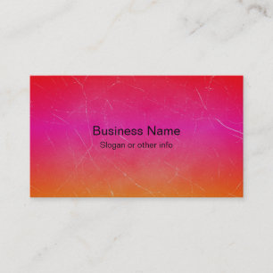 Carte De Visite Arc-en-ciel Gradient Art Abstrait