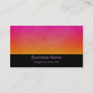 Carte De Visite Arc-en-ciel Gradient Art Abstrait