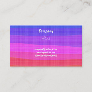 Carte De Visite Arc-en-ciel pour aquarelle,