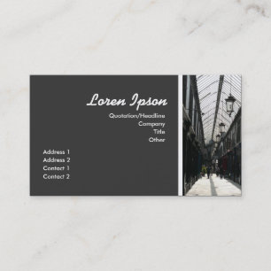 Carte De Visite Arcade II