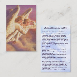 Carte De Visite Archangel Jophiel et Christine