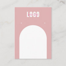 Arche rose Dusty Ajouter Logo Bijoux Boucles d'ore