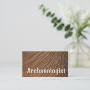 Carte De Visite Archéologue