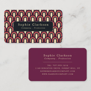 Carte De Visite Arches Rétro