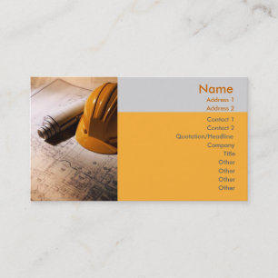 Carte de visite architecte