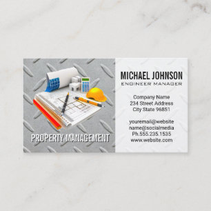 Carte De Visite Architecte   Construction   Acier