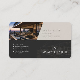 Carte De Visite Architecte de Penthouse de Luxe
