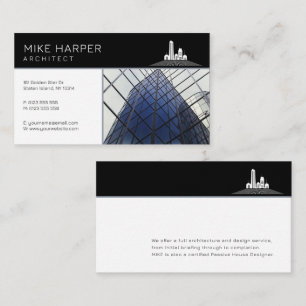Carte De Visite Architecte Designs d'architecture noir blanc