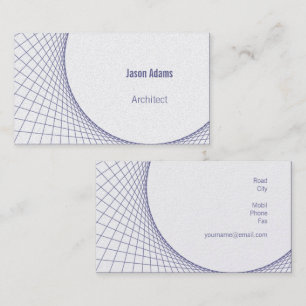 Carte De Visite Architecte   Moderne
