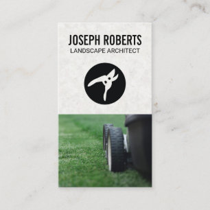 Carte De Visite Architecte paysager   Déclencheurs   tondeuse
