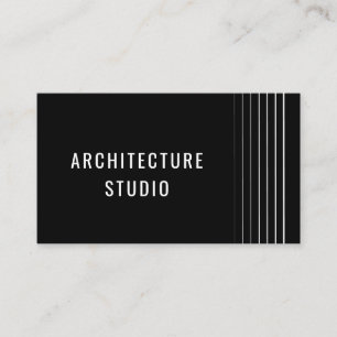 Carte De Visite Architecte professionnel élégant designer moderne