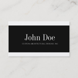 Carte De Visite Architecte W/W - En-tête de lettre disponible -