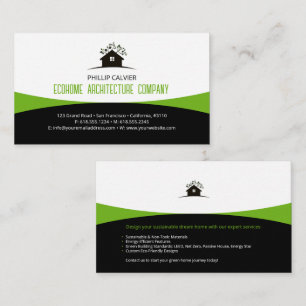 Carte De Visite Architecture   Eco Home Architect